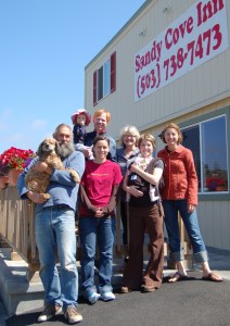 The crew at Sandy Cove Inn.